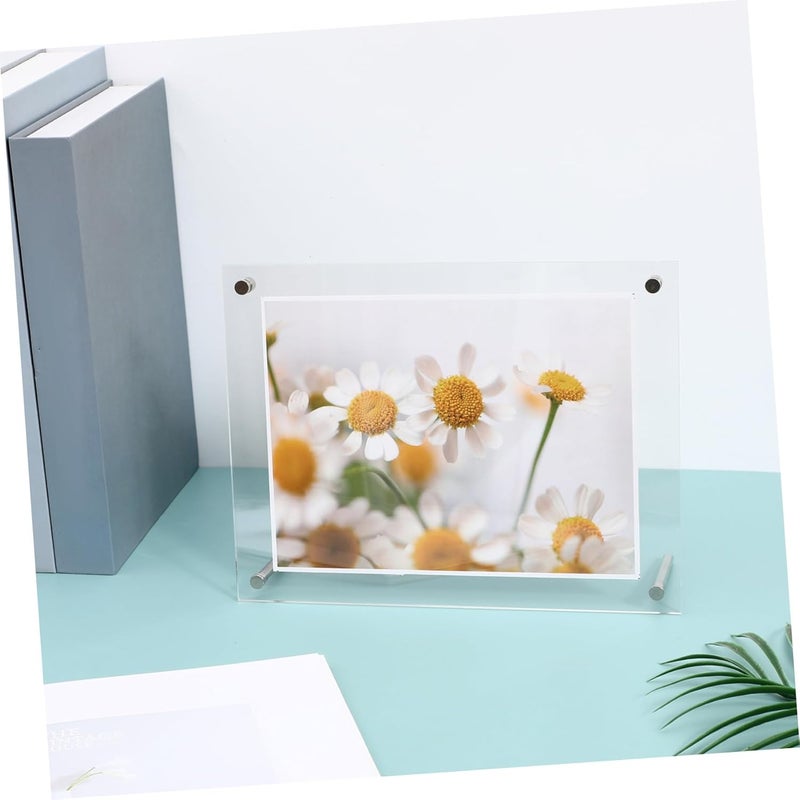OHPHCALL Acrylic Photo Frame Hanging Chain Wall Desk Display Scratch-resistant Minimalist Design for Home Decor - Image 4